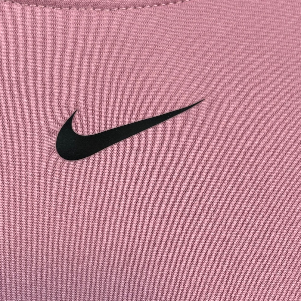 Nike One Dri-FIT Womens Pink Short Sleeve Training Top Size M DD0638-665 - Picture 3 of 5